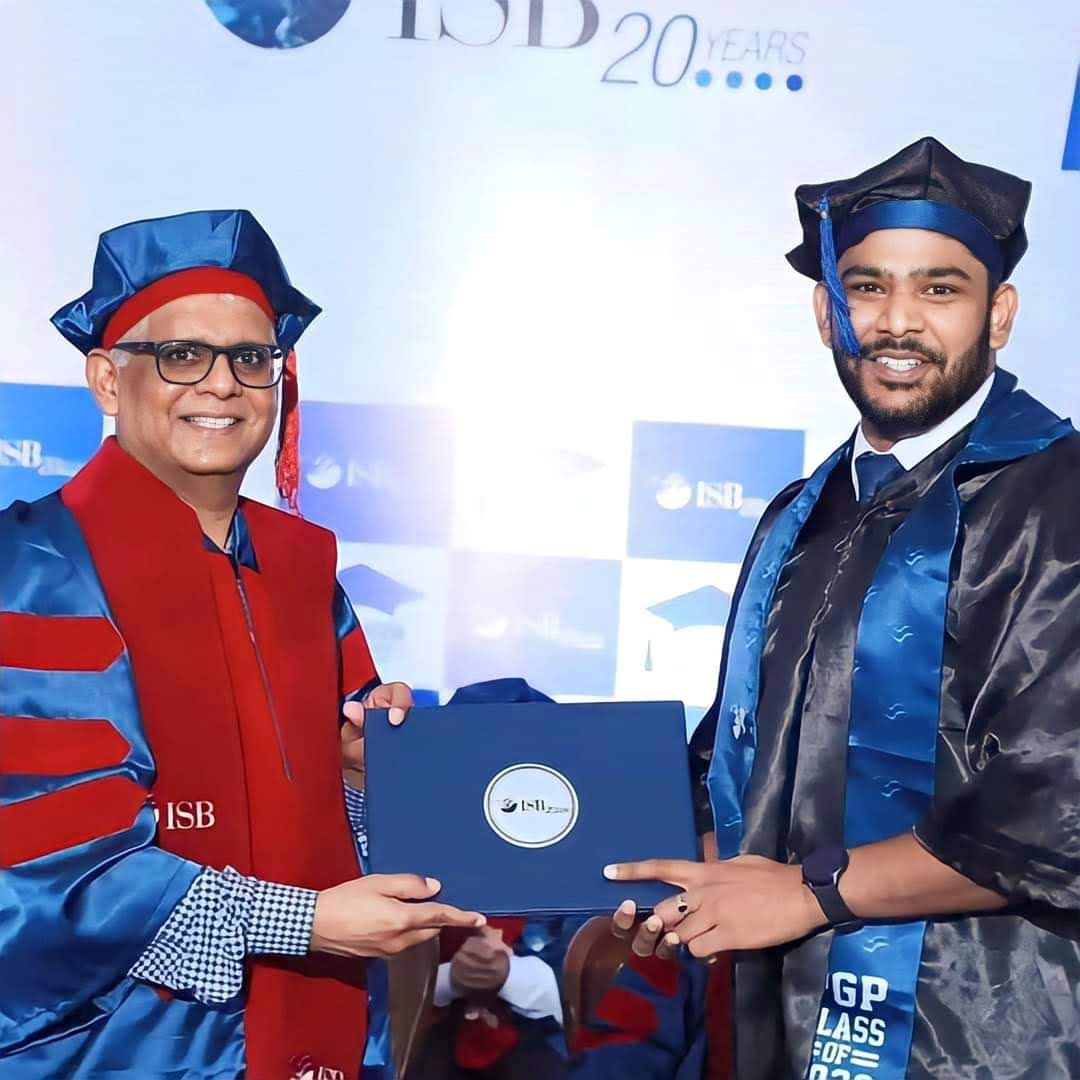 ISB convocation — PGP Class with the Dean